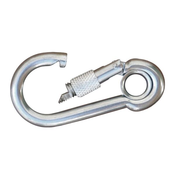 Mosqueton Inoxidable Barra D08X80MM Traba Rosca
