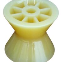 Rodillo doble cono para proa de 3″ en PVC