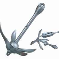 Ancla Plegable de 4 Patas de 0.7K Galvanizada