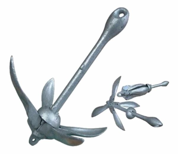 Ancla Plegable de 4 Patas de 0.7K Galvanizada