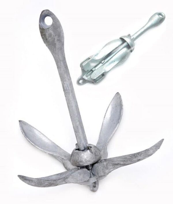 Ancla Plegable de 4 Patas de 2.3K Galvanizada