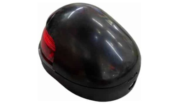 Luz de Proa Bicolor Chica en Plástico Negro