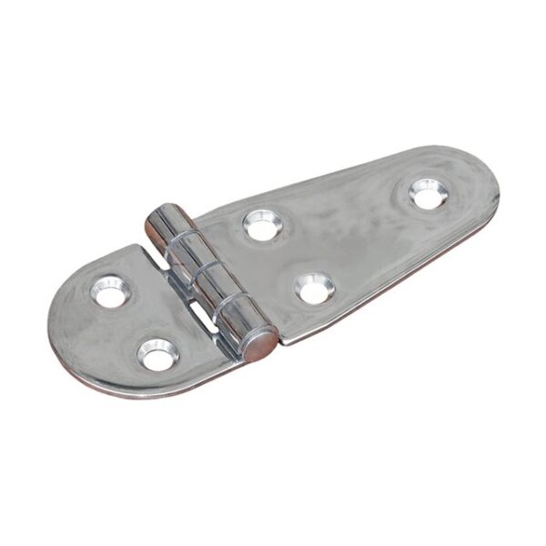 Bisagra de inoxidable 38x104mm 5 Tornillos