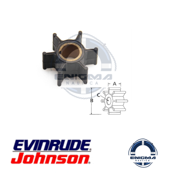Rotor Johnson Evinrude OMC 8, 9.9, 15 hp 15337